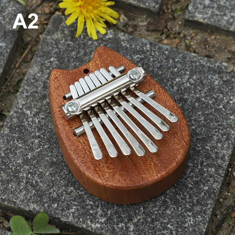 8-Key Mini Kalimba Thumb Piano Keychain – Gift for Kids Mini Thumb Piano Axl A2