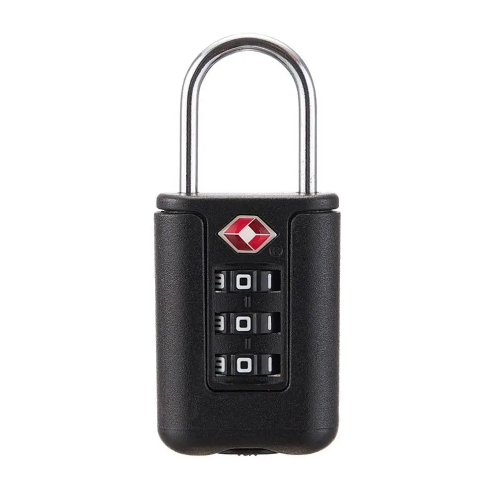 TSA 3-Digit Combination Lock – Anti-Theft Luggage Padlock Combination Padlock Axl Black