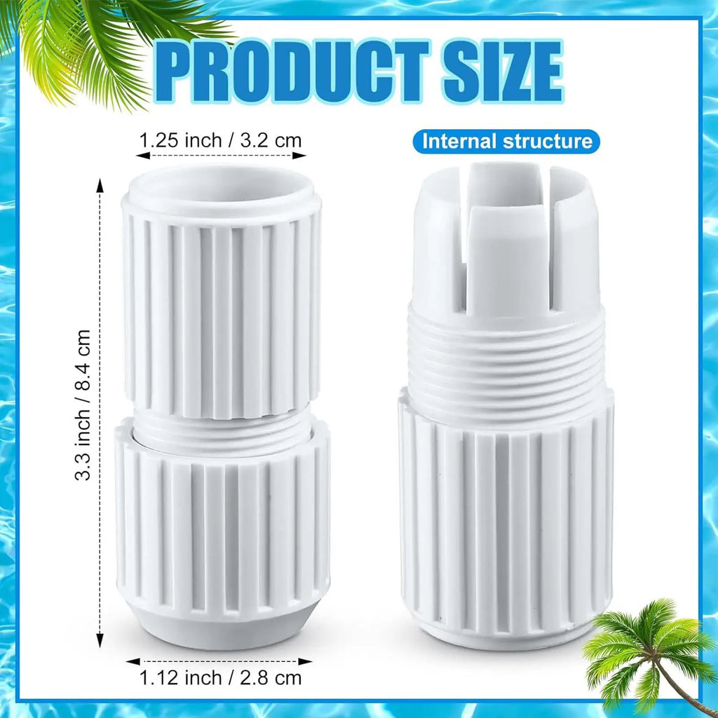 Pool Pole Cam Lock Twist Connector – 2-Pack Replacement Parts Pool Pole Connector Axl