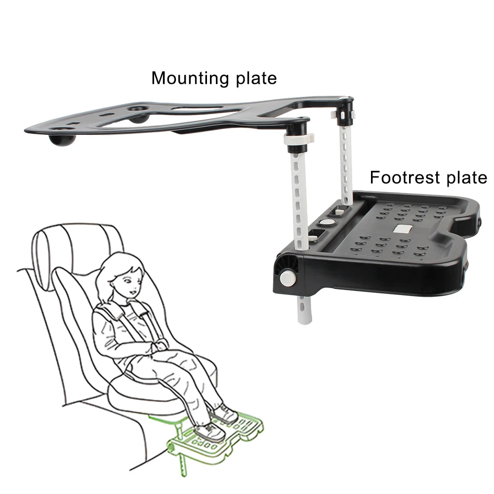 Foldable Baby Car Seat Footrest – Universal Child Foot Pedal Car Seat Footrest Axl