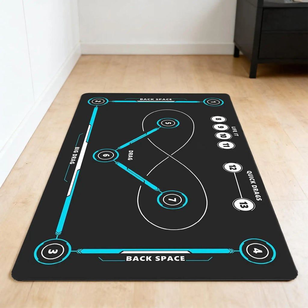 Non-Slip Hockey & Soccer Dribbling Training Mat | Indoor/Outdoor Sports Training Mat Axl