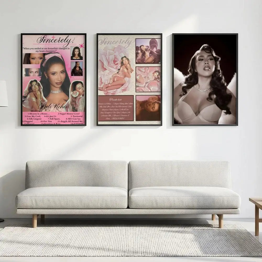 Kali Uchis HD Art Poster – Aesthetic Wall Decor | Home & Bar Art Wall Poster Axl