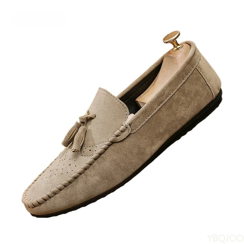 Men's Slip-On Loafers – Lightweight PU Leather Driving Flats Men's Slip-On Loafers Axl