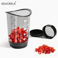KEMORELA Mushroom Slicer Cup – Stainless Steel Veggie Chopper Vegetable Slicer Axl 1 Set