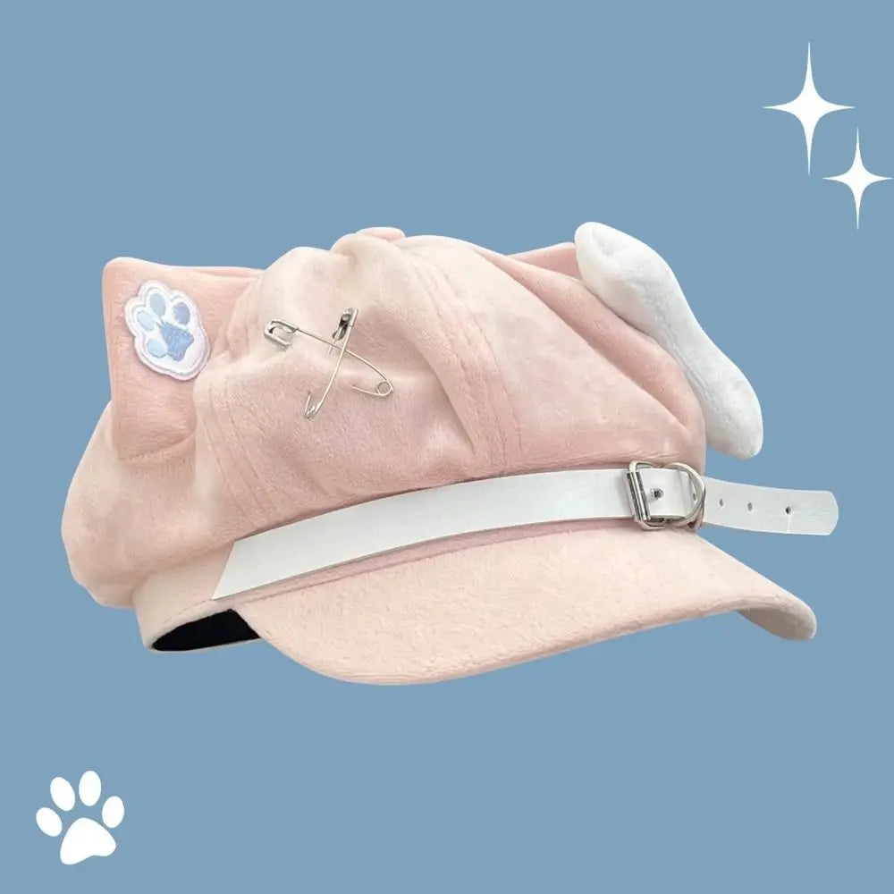 Cat Ears Beret – Japanese Anime Kawaii Women's Cap Fashion Beret Hat Axl