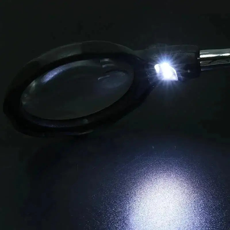 Desktop LED Magnifier with Clamp – Soldering & Inspection Loupe Desktop Magnifier Loupe Axl