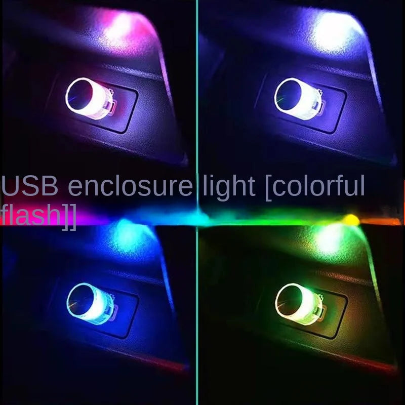 Mini USB LED Car Atmosphere Light – Plug & Play Neon Lamp Car Ambient Light Axl