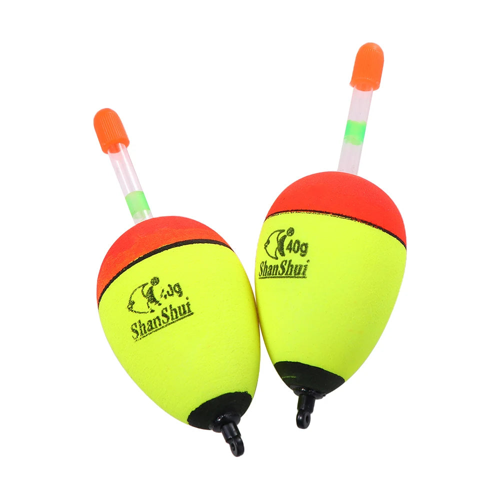 EVA Foam Luminous Fishing Float 2-Pack | Night Fishing Bobber Fishing Float Bobber Axl 40g