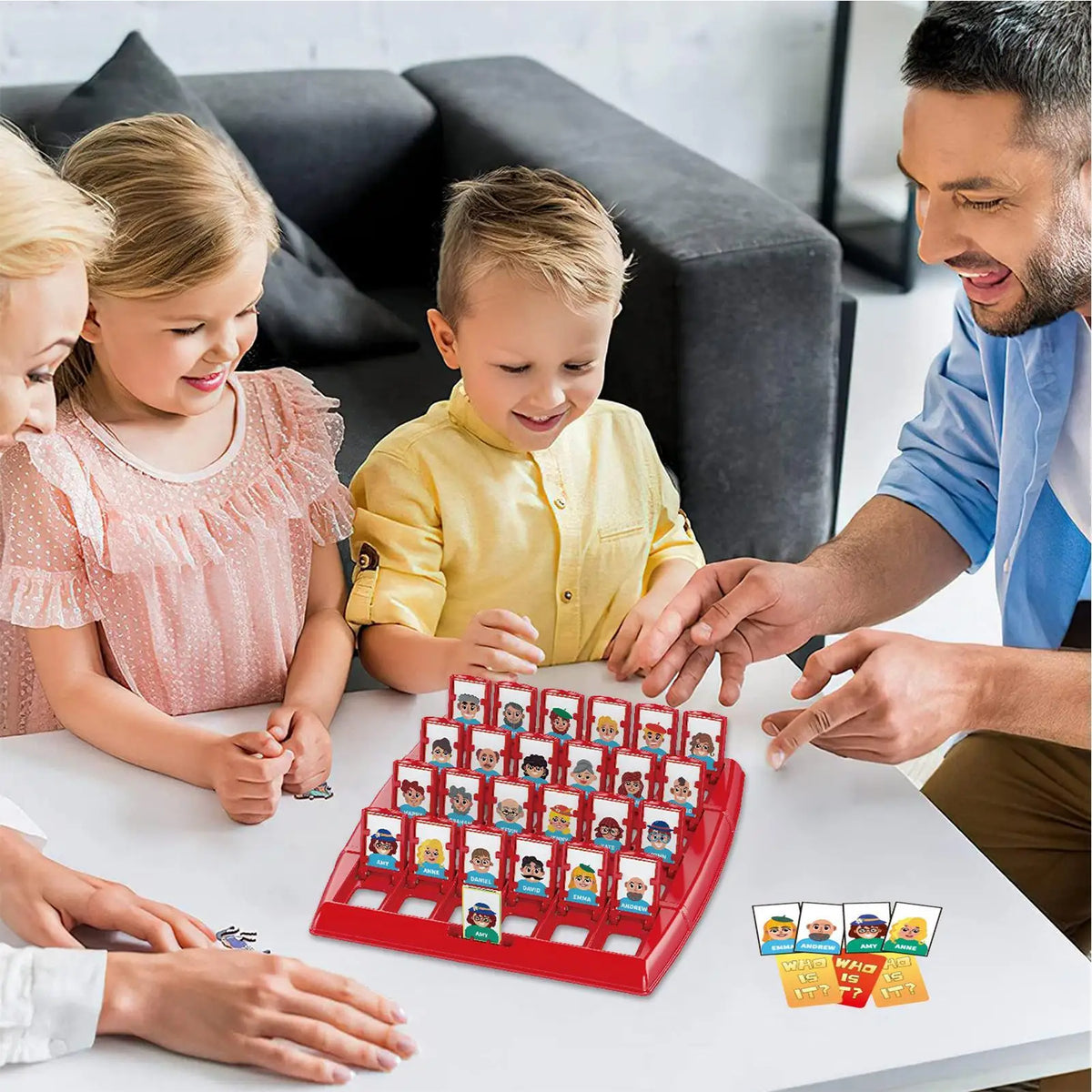 Guess Who I Am Memory Logic Board Game – Family & Kids Family Board Game Axl
