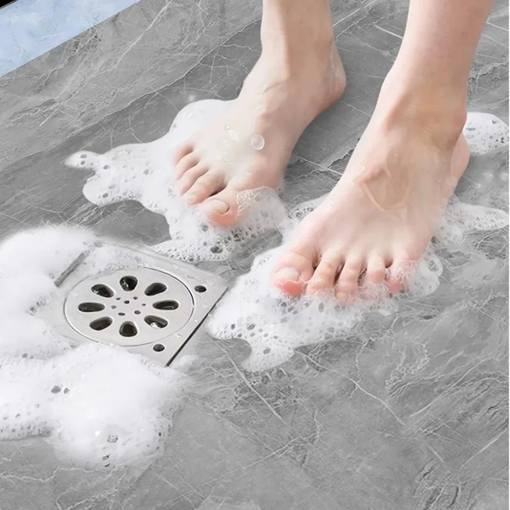 Marble Peel & Stick Floor Stickers – Waterproof Non-Slip PVC Peel & Stick Floor Tiles Axl