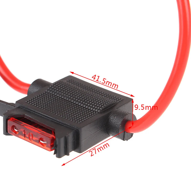 Car Inline Blade Fuse Holder Box – Splash-Proof 5A–30A Inline Fuse Holder Axl