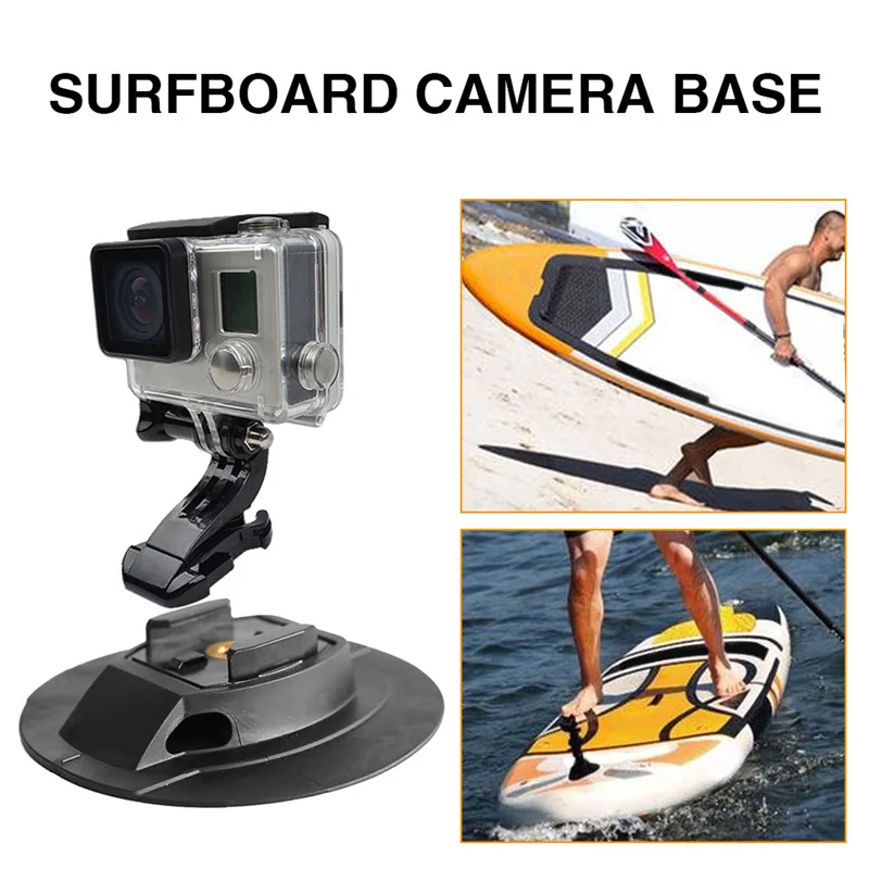 Adhesive Action Camera Mount for SUP Surfboard & Outdoors Camera Mount Accessory Axl