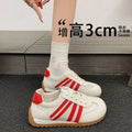 Women's Breathable Mesh Sneakers – Casual Low Top Gym Shoes Women's Sneakers Axl red 40