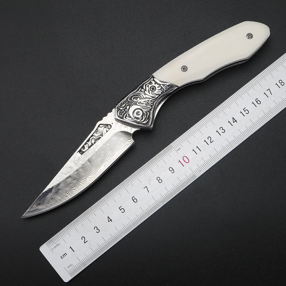 XUAN FENG Folding Pocket Knife – Ox Bone Handle | X201 Folding Pocket Knife Axl