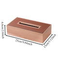 Luxury Wooden & Leather Tissue Box – Beech Desktop Organizer Tissue Box Organizer Axl Red