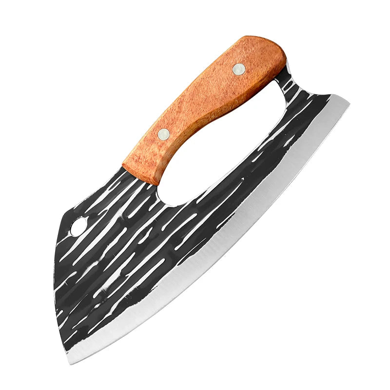 InLeung Forged Stainless Steel Cleaver & Boning Knife 12.5" Kitchen Cleaver Knife Axl Kitchen knife A