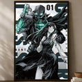 Self-Stick Cartoon Wall Art Poster – Waterproof HD Decor Wall Art Poster Axl White01 15X20cmNoframe