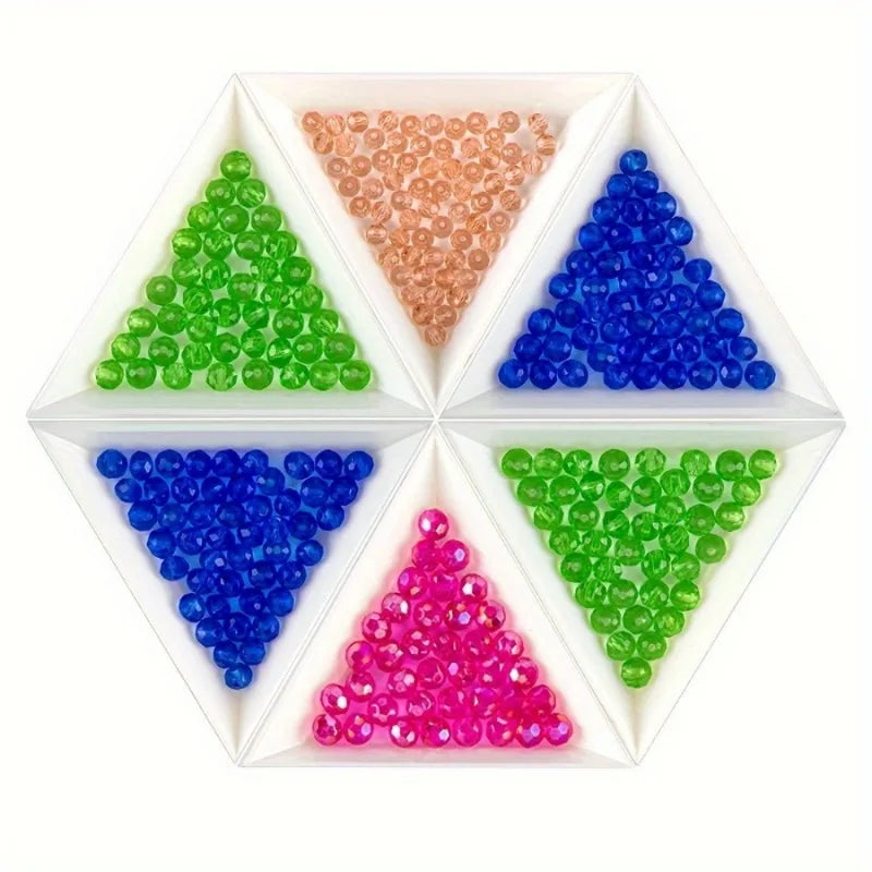 10-Piece Triangle Sorting Trays – Bead & Jewelry Organizer Jewelry Sorting Tray Axl