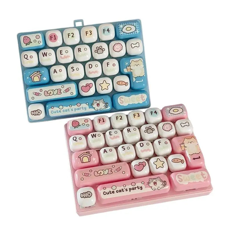 Mini 26-Key Mechanical Fidget Keyboard Toy – Cute Desk Gift Fidget Keyboard Toy Axl