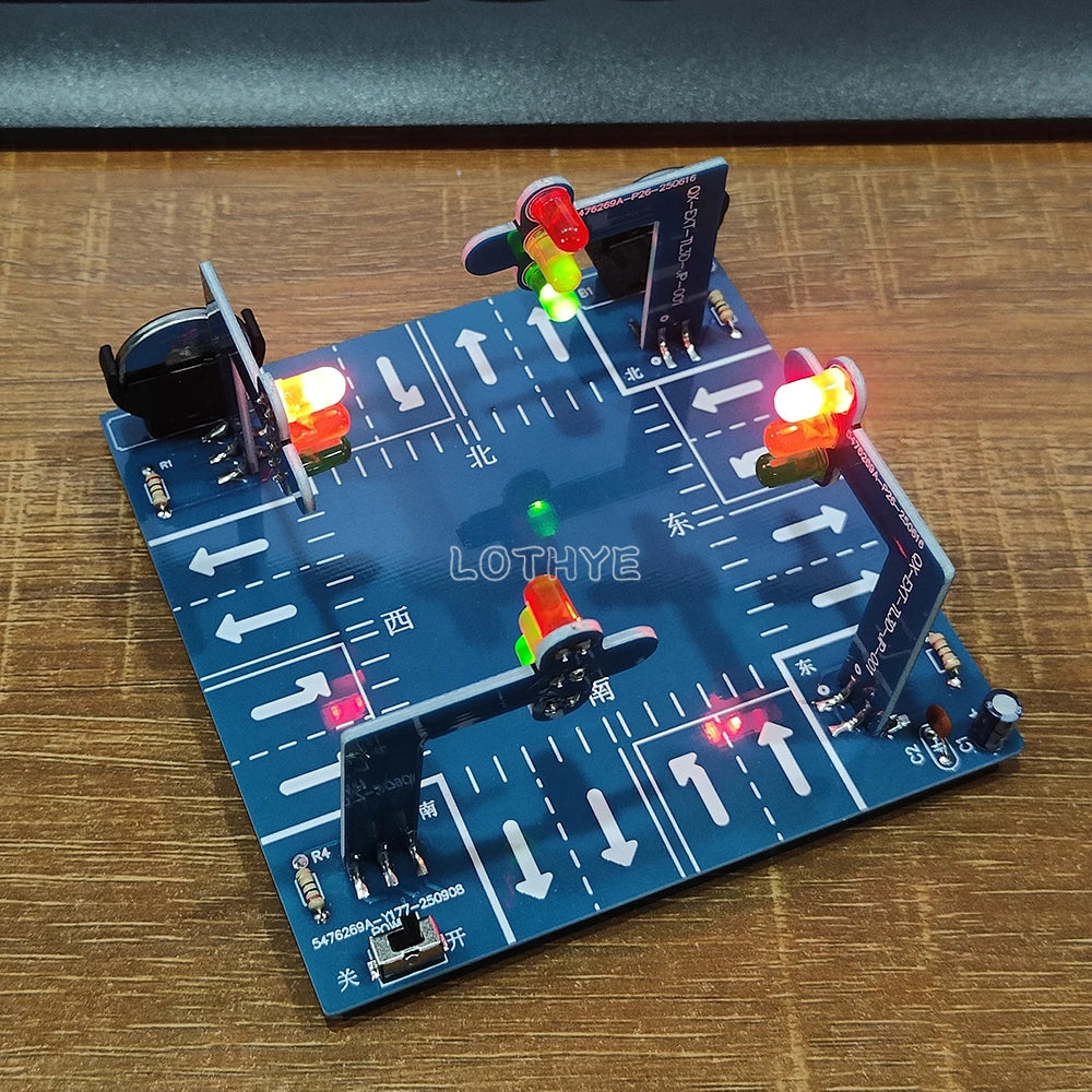 Traffic Signal Light DIY Soldering Kit – STEM Electronics DIY Soldering Kit Axl
