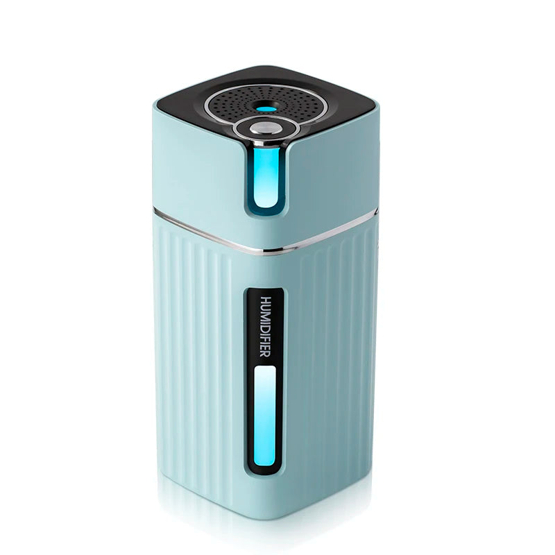 Ultrasonic Cool Mist Humidifier & Aroma Diffuser – 7 LED Colors Ultrasonic Humidifier Axl Blue