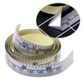 151cm Self-Adhesive Ruler Tape – Metric & Imperial Sewing Sticker Sewing Ruler Tape Axl white