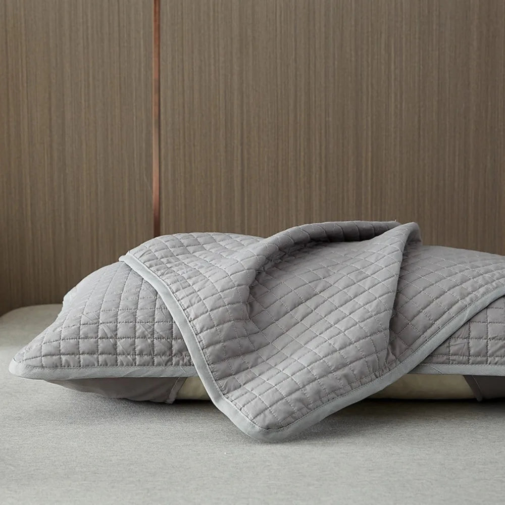 Waterproof Pillowcase Anti-Mite Pillow Protector Cover 48x74cm Pillow Protector Cover Axl Grey-Half Pack
