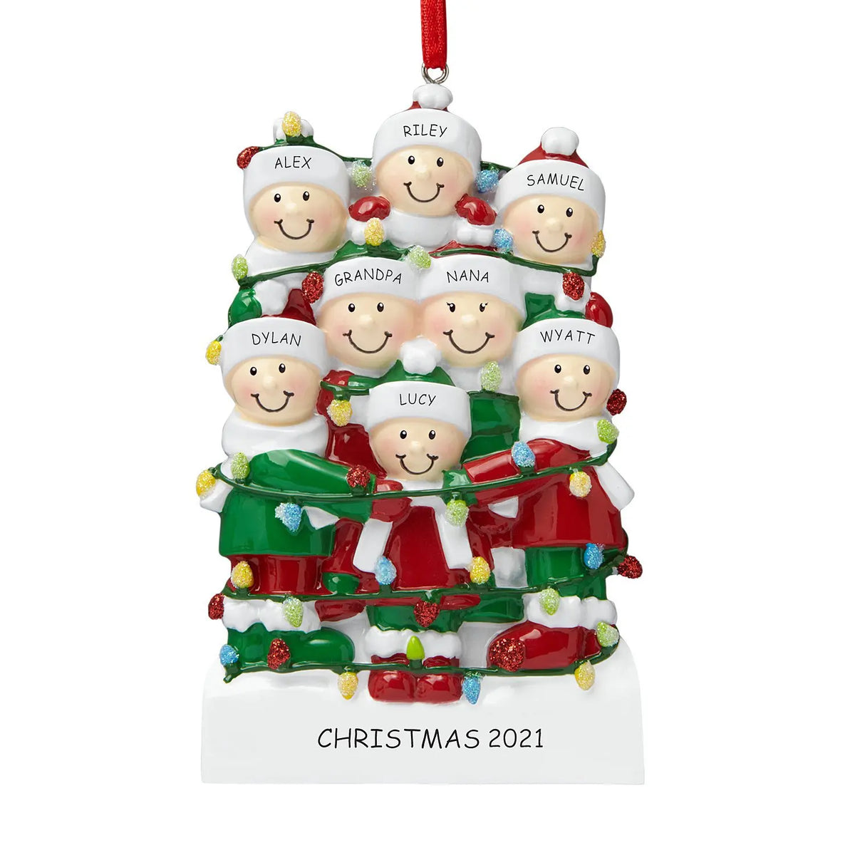 Reindeer Family Christmas Tree Ornament Pendant | 2–6 People Christmas Tree Ornament Axl style 1