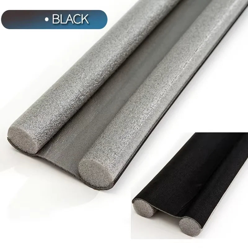 Flexible Door Bottom Seal Strip – Draft & Dust Blocker Door Draft Stopper Axl 1pc Black