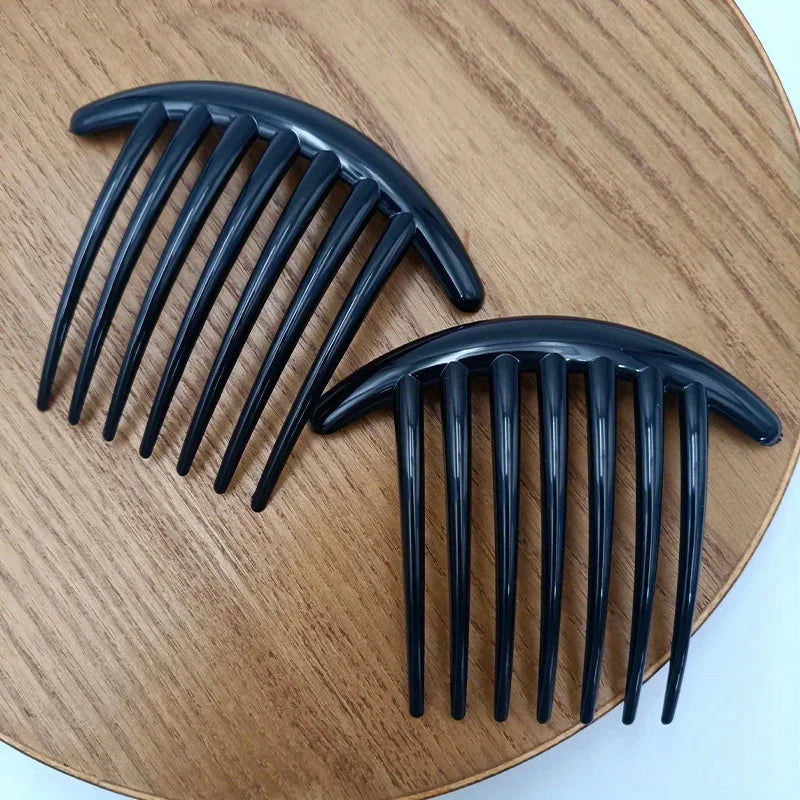 Seven-Tooth Shaped Hair Comb – Durable Handle for All Styles Hair Styling Comb Axl