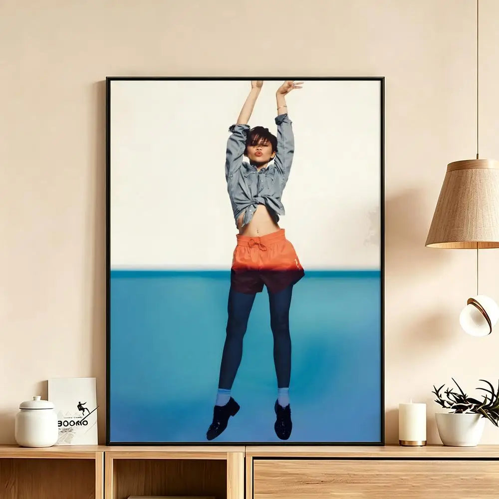 Zendaya HD Poster – Waterproof Sticky Wall Art Home Decor Wall Art Poster Axl