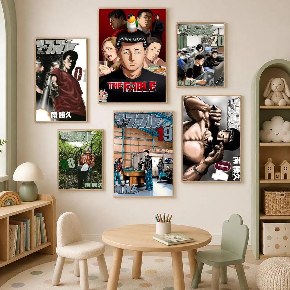 The Fable Manga Wall Poster – Self-Stick HD Waterproof Decor Wall Art Poster Axl