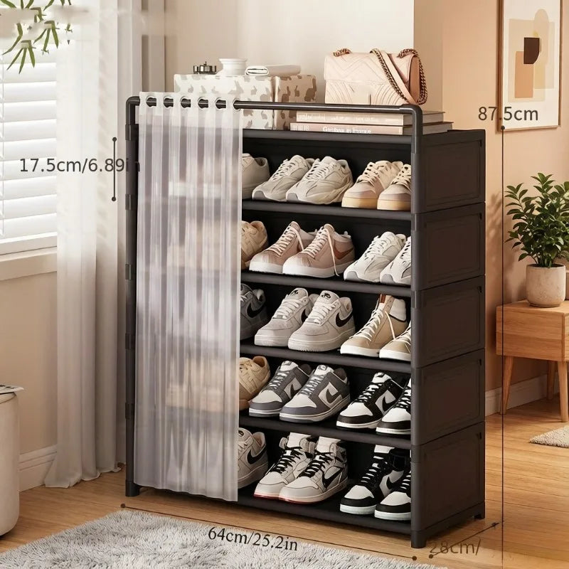 Dustproof Foldable Shoe Rack – Multi-Layer Storage Shelf Shoe Storage Rack Axl