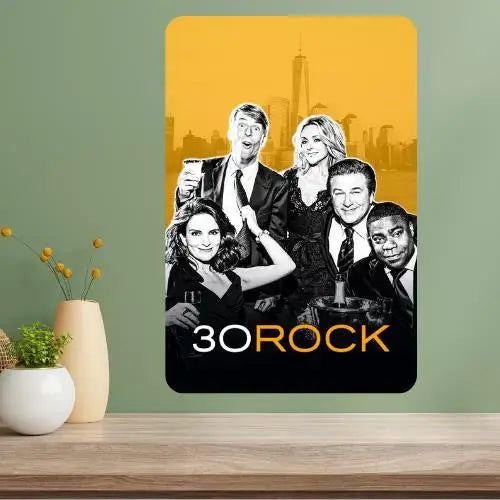 30 Rock TV Show Metal Poster Sign | Retro Aluminum Wall Decor Metal Wall Sign Axl aluminum sign aluminum 14x20cm