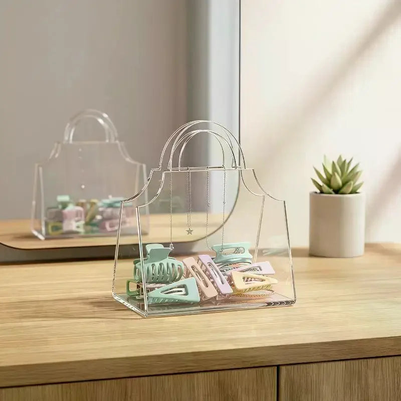 Clear Acrylic Handheld Gift Boxes Set of 5 – Transparent Storage Acrylic Gift Box Axl