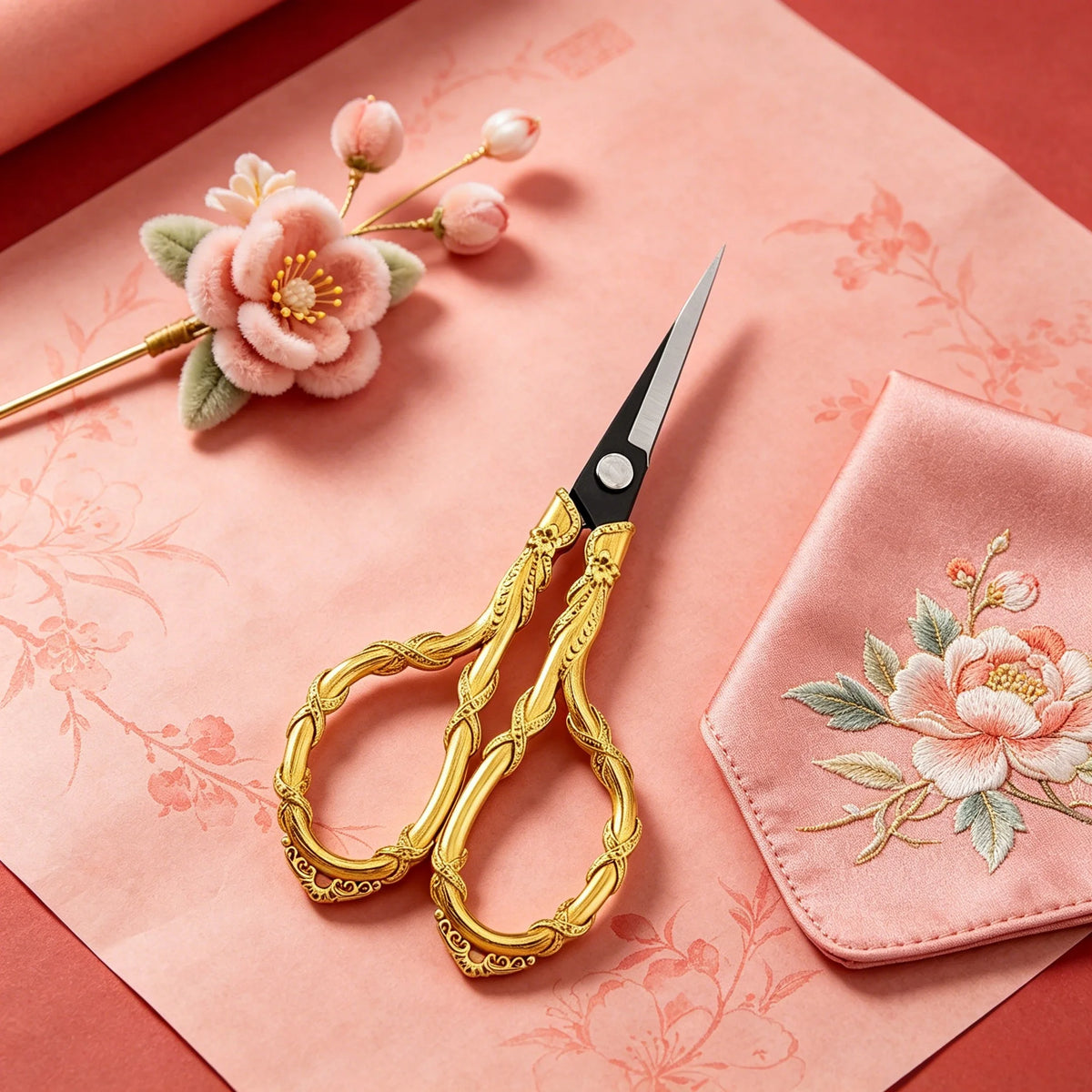 Tailor Scissors Set – Stainless Steel Sewing & Fabric Shears Tailor Scissors Axl Scissors-Golden