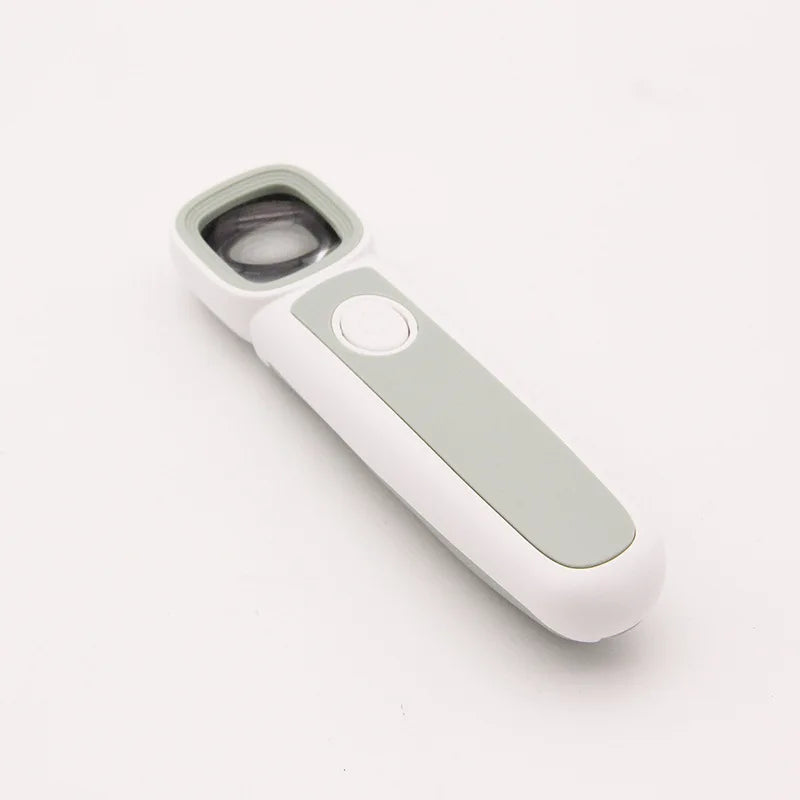 Handheld LED UV Magnifying Glass – HD Square Lens, 500X LED UV Magnifier Axl RJS-18073