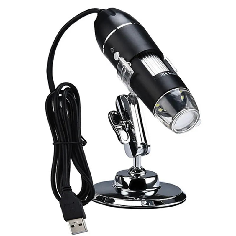 1000X USB Digital Microscope – 8 LED Inspection Camera & Stand Digital Microscope Axl