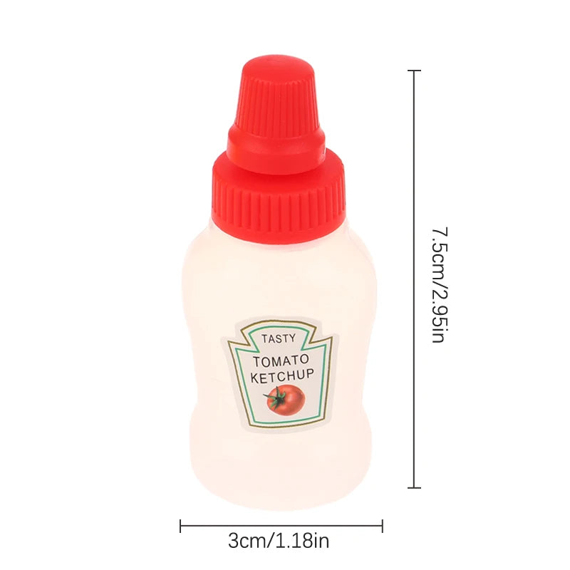 4-Pack Mini Portable Sauce Bottles | Condiment Dispenser Set Condiment Dispenser Set Axl