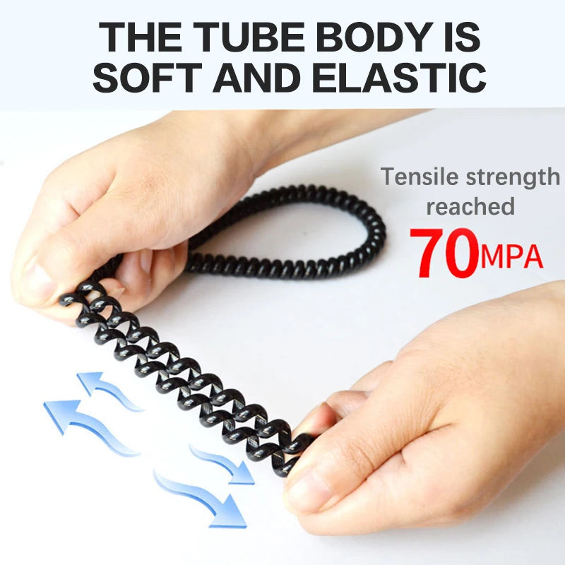90cm TPU Spiral Cable Winder – Scooter Wire Organizer Cable Wire Organizer Axl