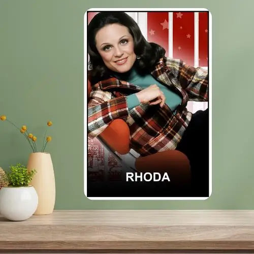 Rhoda Classic TV Show Metal Poster Sign | Retro Wall Decor Metal Wall Sign Axl aluminum sign aluminum 14x20cm