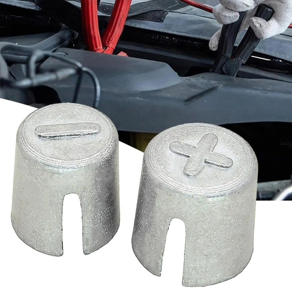 Battery Post Terminal Shims – Lead Alloy Connectors, 2 Pack Battery Terminal Shims Axl