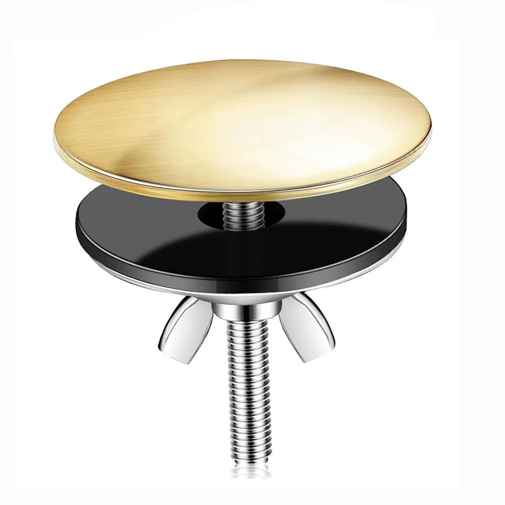 Stainless Steel Sink Hole Cover – Tap Blanking Plug 51mm Sink Hole Cover Axl Gold