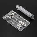 10-Pc 3D Gelatin Art Nozzle Set & Syringe – Jelly Cake Tool Gelatin Art Tool Set Axl Clear