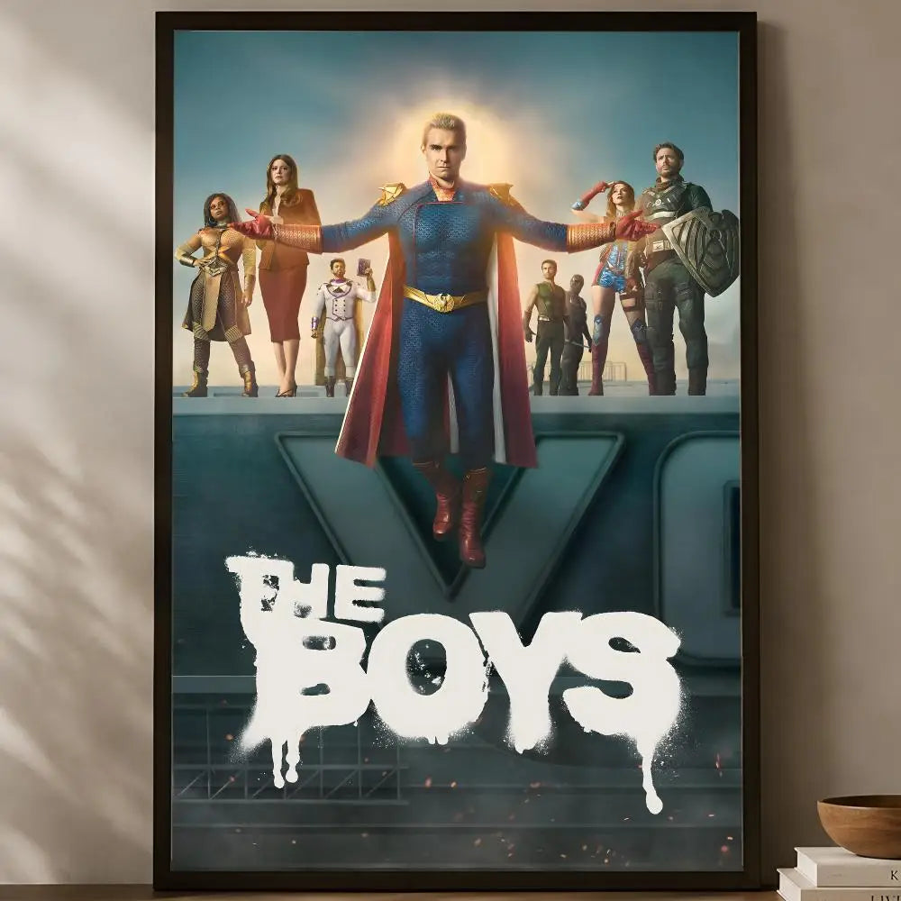 The Boys Wall Art Poster – Self-Stick HD Waterproof Print Wall Art Poster Axl White02 30X40cmNoframe