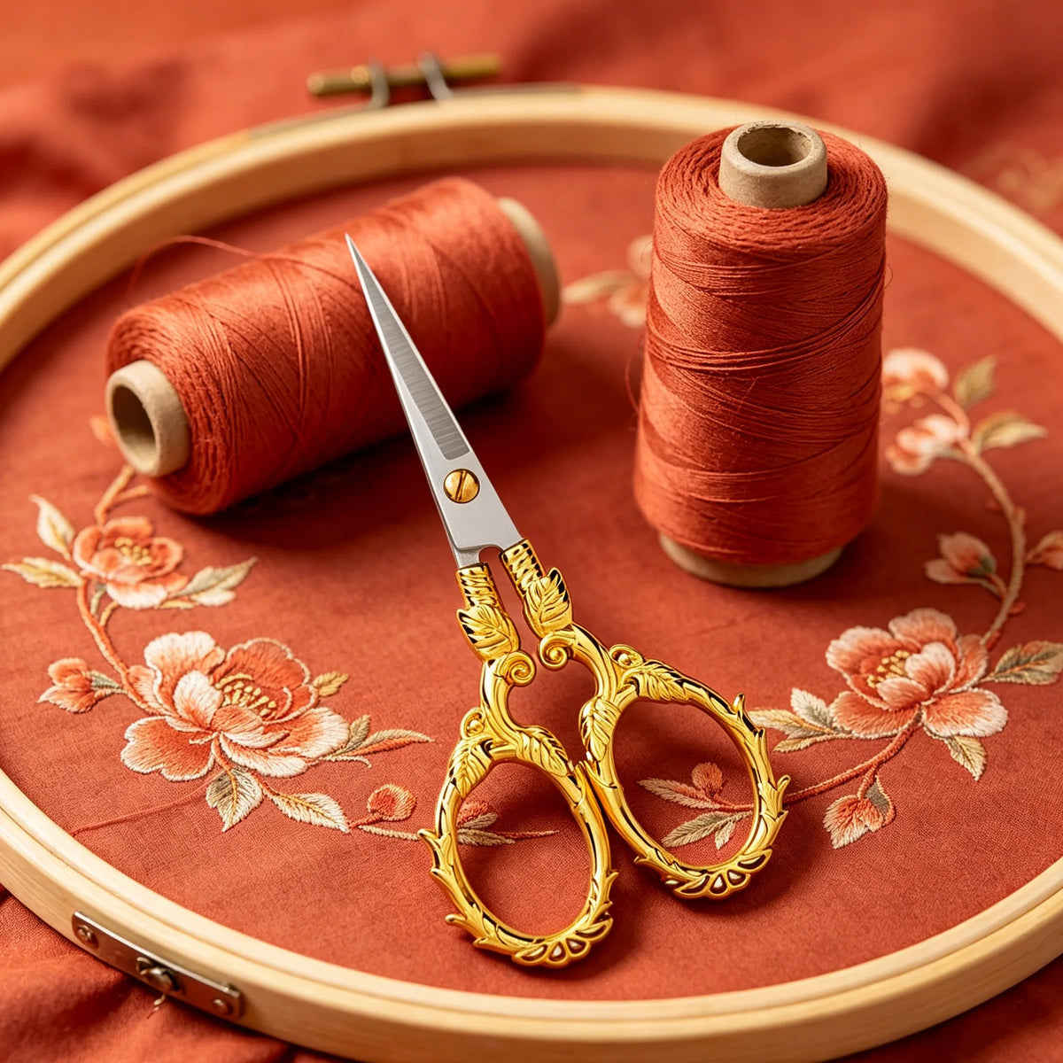 Vintage Tailor Scissors – Sharp Embroidery & Fabric Craft Scissors Craft Scissors Axl Scissors-Golden