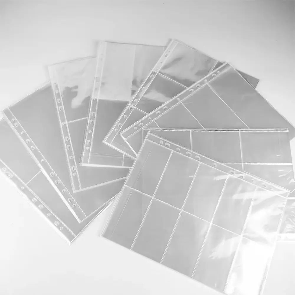 A4 Clear Binder Sleeves – 10 Sheet Photo & Card Pages Binder Sleeve Pages Axl