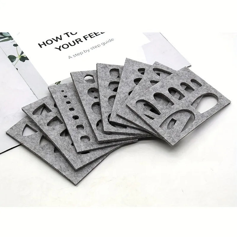 8-Piece Wool Felt Felting Molds Set – DIY Needle Felting Stencils Needle Felting Molds Axl