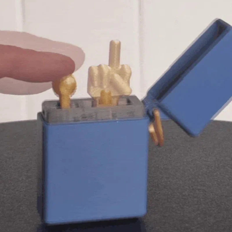 3D Printed Middle Finger Prank Gift Box – Funny Desk Ornament Novelty Desk Ornament Axl