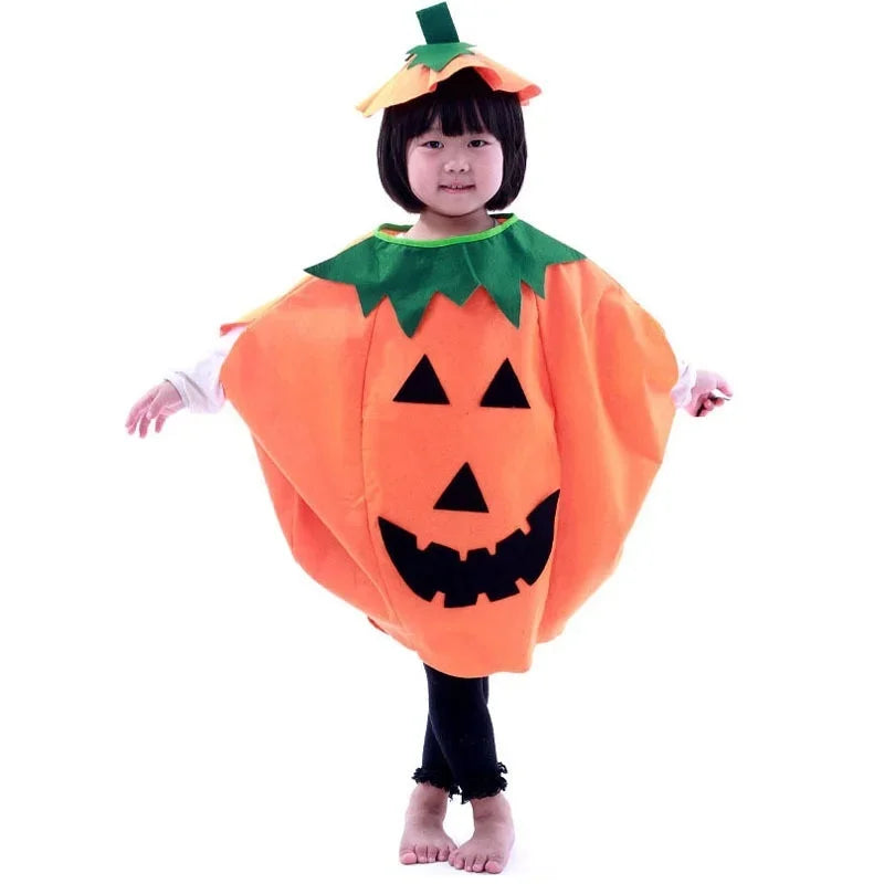 Halloween Pumpkin Costume & Hat Set – Kids & Adults Halloween Costume Set Axl